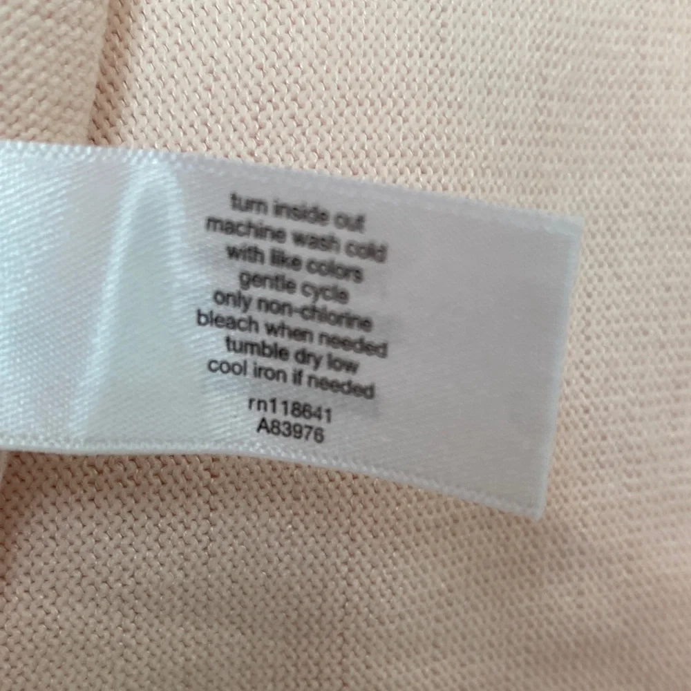 Lane Bryant Light Pink Open Cardigan - Picture 6 of 7